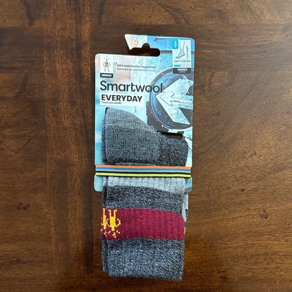 Smartwool Charcoal Everyday Barnsley Crew Socks